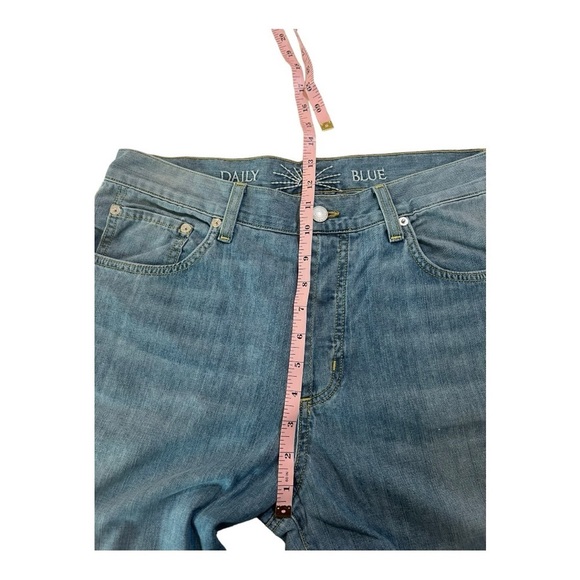 Daily Blue MOOD in Echo Wash Rigid Relaxed Straight Leg Denim Jean AG NEW $313 - Picture 11 of 16